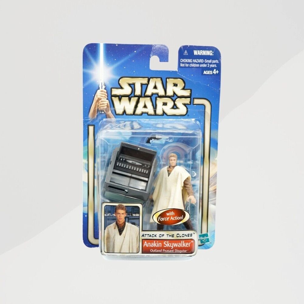 VTG STAR WARS ATTACK OF THE CLONES ANAKIN SKYWALKER W/FORCE‎ ACTION COLLECTIBLE